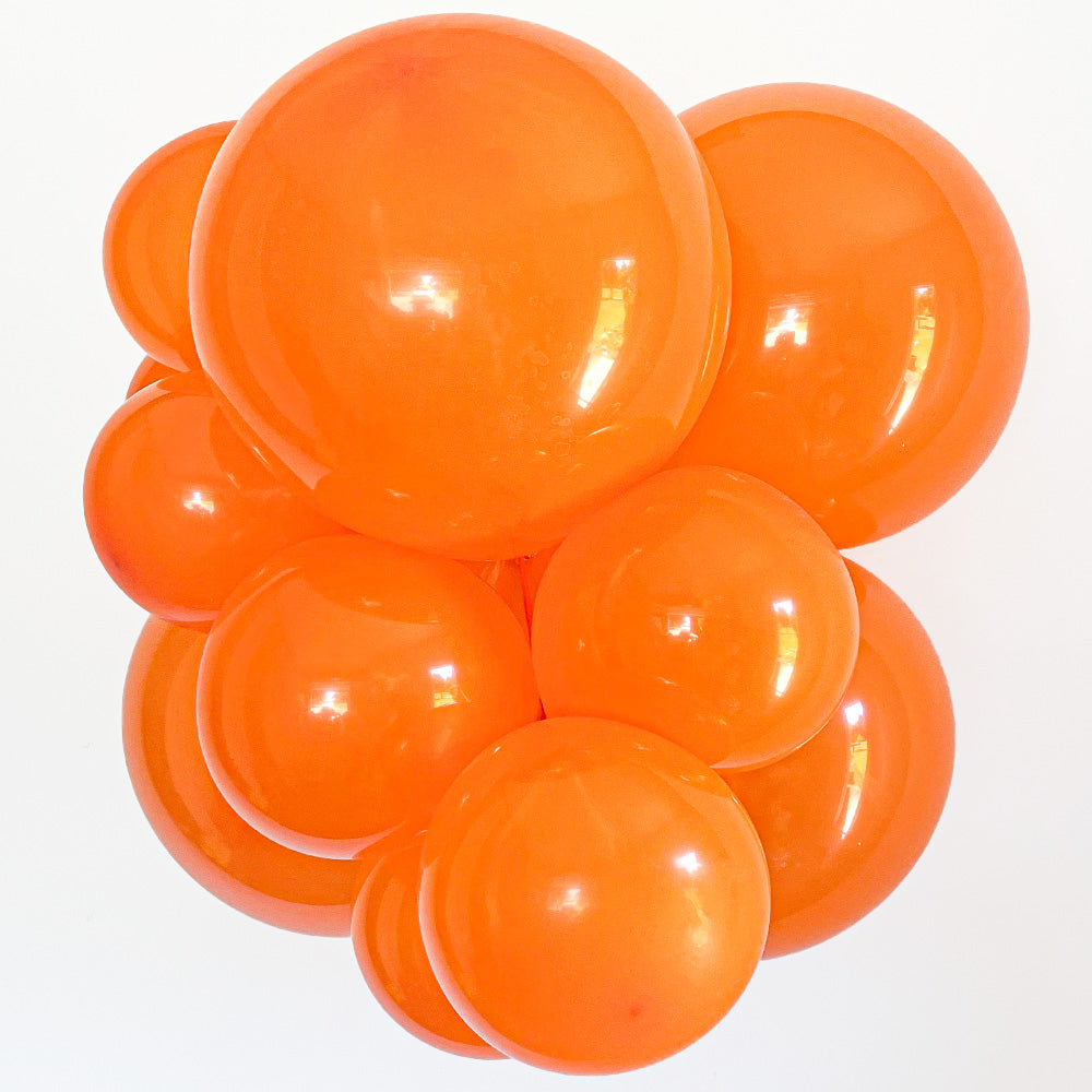 TUFTEX 17 inch TUFTEX CRYSTAL TANGERINE Latex Balloons 17048-M