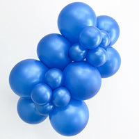 TUFTEX 5 inch TUFTEX METALLIC BLUE Latex Balloons 15059-M