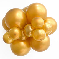 TUFTEX 24 inch TUFTEX METALLIC GOLD Latex Balloons 24031-M