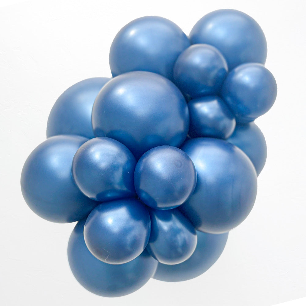 TUFTEX 11 inch TUFTEX METALLIC MIDNIGHT BLUE Latex Balloons