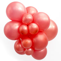 TUFTEX 11 inch TUFTEX METALLIC ROSE GOLD Latex Balloons