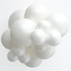 TUFTEX 5 inch TUFTEX PEARL SUGAR WHITE Latex Balloons 15037-M