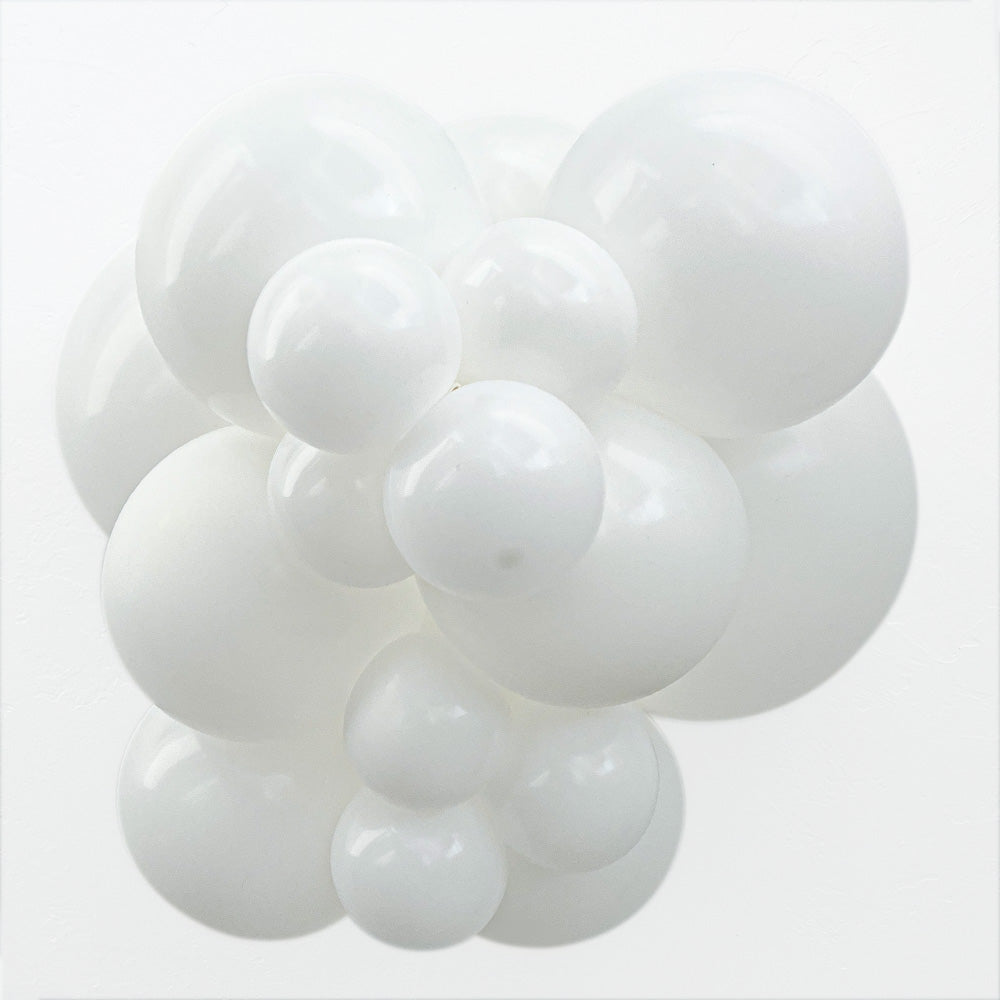 TUFTEX 5 inch TUFTEX WHITE Latex Balloons 15008-M