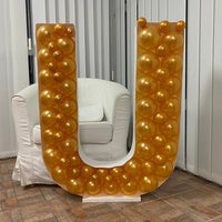 Nikoloon 39 inch LETTER - U MOSAIC FRAME Party Decoration 88140-N