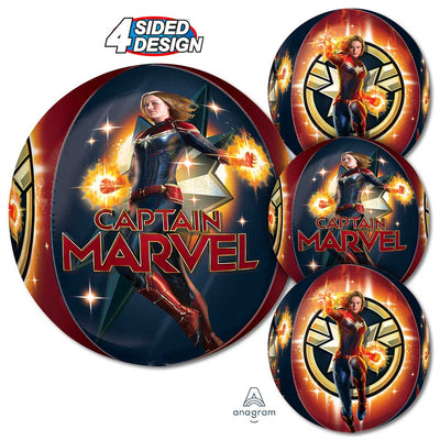 Anagram 16 inch CAPTAIN MARVEL ORBZ Foil Balloon 40376-01-A-P