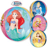 Anagram 16 inch MULTI-PRINCESS DREAM BIG CASTLE ORBZ Foil Balloon 33933-01-A-P