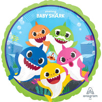 Anagram 17 inch BABY SHARK Foil Balloon 40758-02-A-U