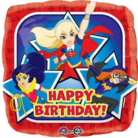 Anagram 17 inch DC SUPER HERO GIRLS BIRTHDAY Foil Balloon 33224-02-A-U