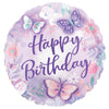 Anagram 17 inch FLUTTERS HAPPY BIRTHDAY Foil Balloon 42888-02-A-U