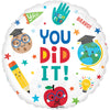 Anagram 17 inch GRADUATION FUN YOU DID IT Foil Balloon 45461-02-A-U