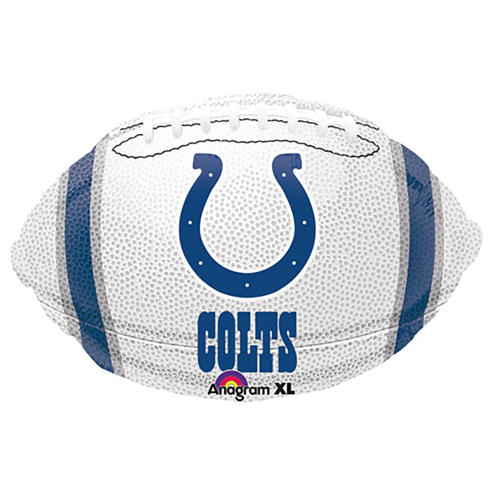 Anagram 17 inch NFL INDIANAPOLIS COLTS FOOTBALL TEAM COLORS Foil Balloon 29589-01-A-P