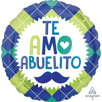 Anagram 17 inch TE AMO ABUELITO Foil Balloon 41988-01-A-P