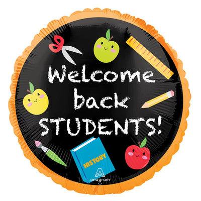 Anagram 17 inch WELCOME BACK STUDENTS Foil Balloon 43147-02-A-U