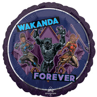 Anagram 18 inch BLACK PANTHER WAKANDA Foil Balloon 44744-02-A-U