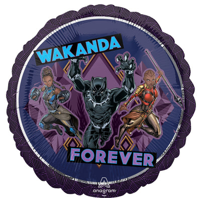 Anagram 18 inch BLACK PANTHER WAKANDA Foil Balloon 44744-02-A-U