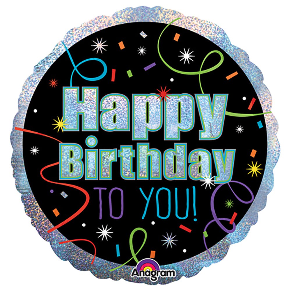 Anagram 18 inch BRILLIANT BIRTHDAY Foil Balloon 32115-01-A-P