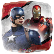 Anagram 18 inch CAPTAIN AMERICA: CIVIL WAR Foil Balloon 32440-02-A-U