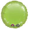 Anagram 18 inch CIRCLE - METALLIC LIME GREEN Foil Balloon 06150-02-A-U