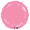 Anagram 18 inch CIRCLE - METALLIC PINK Foil Balloon 12805-02-A-U