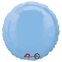 Anagram 18 inch CIRCLE - PASTEL BLUE Foil Balloon 23005-02-A-U