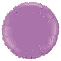 Anagram 18 inch CIRCLE - SPRING LILAC Foil Balloon 22435-02-A-U