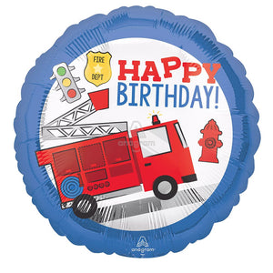 Anagram 18 inch FIRST RESPONDER FIRE TRUCK Foil Balloon 42804-02-A-U