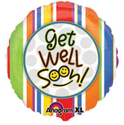 Anagram 18 inch GET WELL SOON SMILES Foil Balloon 14244-02-A-U