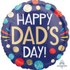 Anagram 18 inch HAPPY DAD'S DAY Foil Balloon 40952-02-A-U