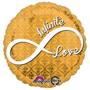 Anagram 18 inch INFINITE LOVE Foil Balloon 32149-01-A-P