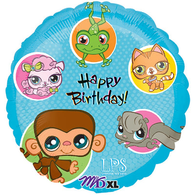 Anagram 18 inch LITTLEST PET SHOP BIRTHDAY Foil Balloon 15969-01-A-P