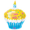 Anagram 18 inch MAKE A WISH CUPCAKE Foil Balloon 12684-01-A-P