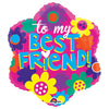 Anagram 18 inch MY BEST FRIEND Foil Balloon 33305-01-A-P