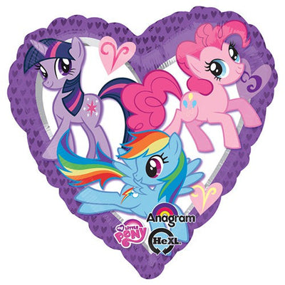 Anagram 18 inch MY LITTLE PONY HEART Foil Balloon