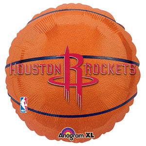 Anagram 18 inch NBA HOUSTON ROCKETS BASKETBALL Foil Balloon A113718-01-A-P