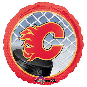 Anagram 18 inch NHL CALGARY FLAMES HOCKEY TEAM Foil Balloon A113812-01-A-P