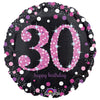 Anagram 18 inch PINK CELEBRATION 30 Foil Balloon 33785-01-A-P