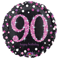 Anagram 18 inch PINK CELEBRATION 90 Foil Balloon 33791-01-A-P