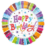 Anagram 18 inch RADIANT BIRTHDAY Foil Balloon