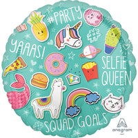 Anagram 18 inch SELFIE CELEBRATION Foil Balloon 37802-02-A-U