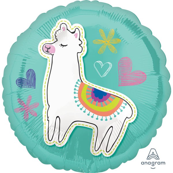 Anagram 18 inch SELFIE CELEBRATION LLAMA Foil Balloon 37807-02-A-U