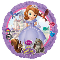 Anagram 18 inch SOFIA THE FIRST Foil Balloon 27529-02-A-U