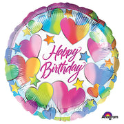 Anagram 18 inch SPARKLE HEARTS Foil Balloon A20053-02-A-U