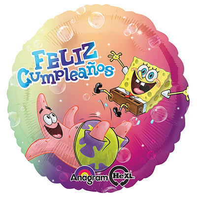 Anagram 18 inch SPONGEBOB FELIZ CUMPLEANOS Foil Balloon