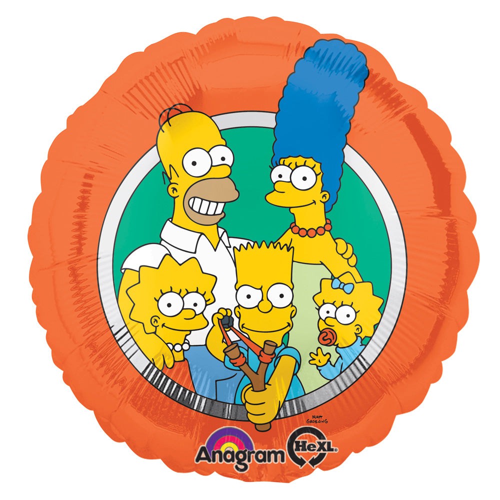 Anagram 18 inch THE SIMPSONS CARTOON Foil Balloon 26205-02-A-U