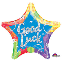 Anagram 19 inch GOOD LUCK BLITZ Foil Balloon A111995-01-A-P