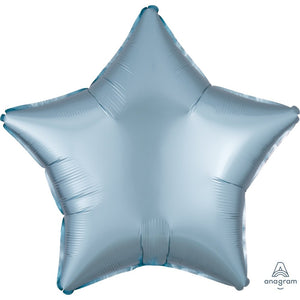 Anagram 19 inch STAR - SATIN LUXE PASTEL BLUE Foil Balloon 39912-02-A-U