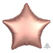 Anagram 19 inch STAR - SATIN LUXE ROSE COPPER Foil Balloon 36826-02-A-U