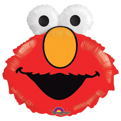 Anagram 20 inch ELMO HEAD SUPERSHAPE Foil Balloon 02500-01-A-P