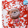 Anagram 20 inch HAPPY VALENTINE'S DAY CUDDLY BEAR Foil Balloon 43649-01-A-P