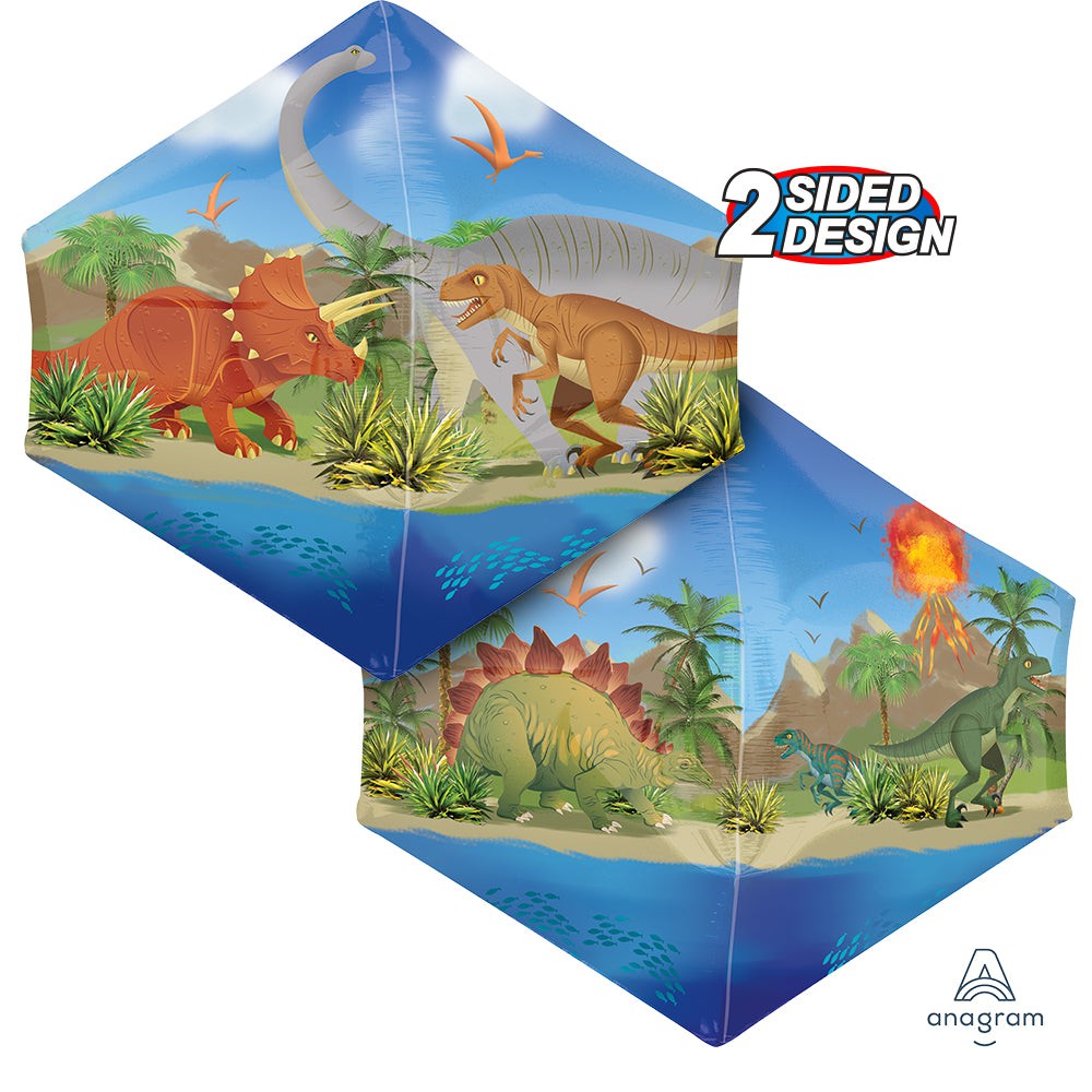 Anagram 21 inch DINO WORLD Foil Balloon 32252-01-A-P